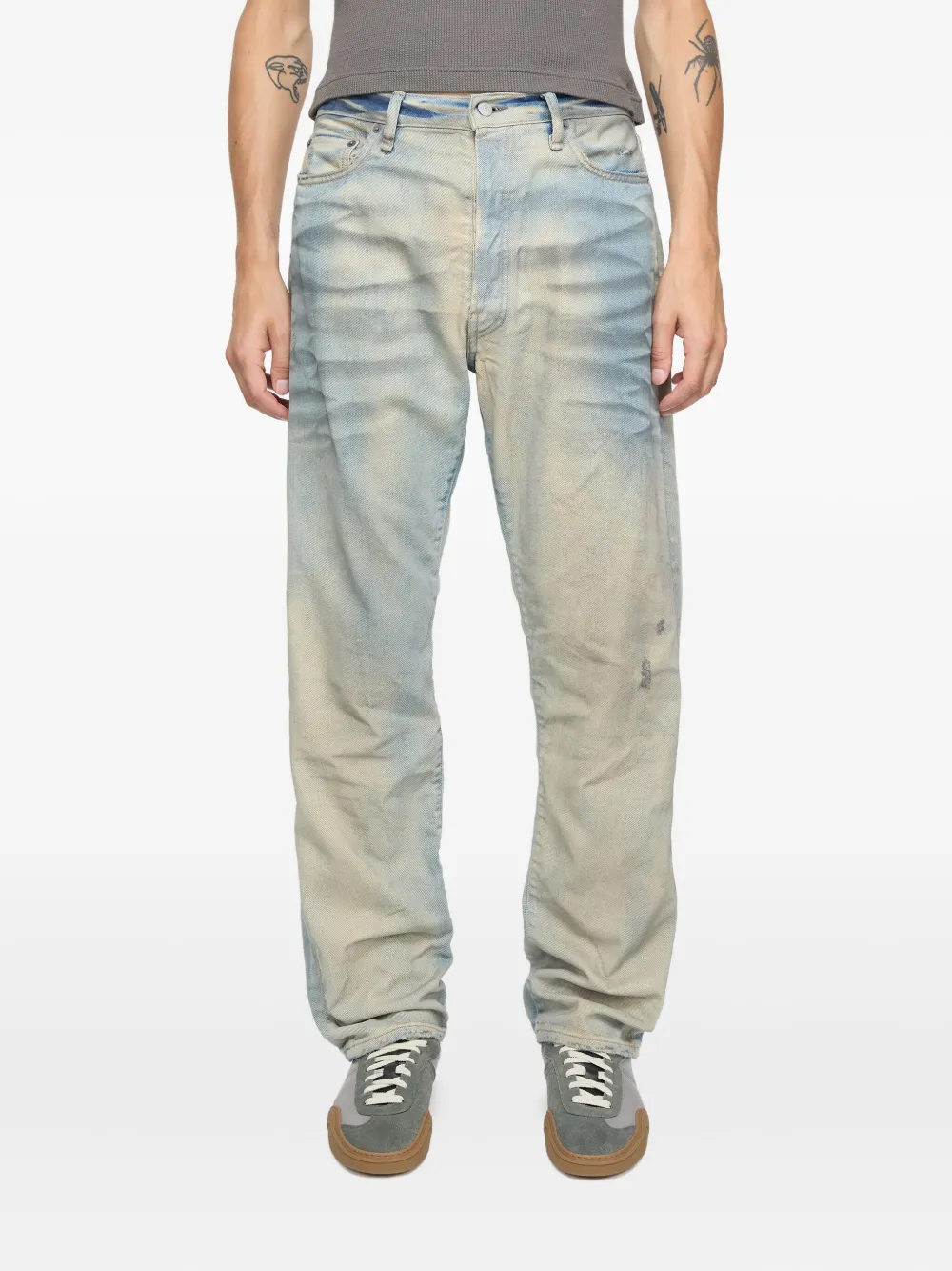 Acne Studios Straight jeans Blauw