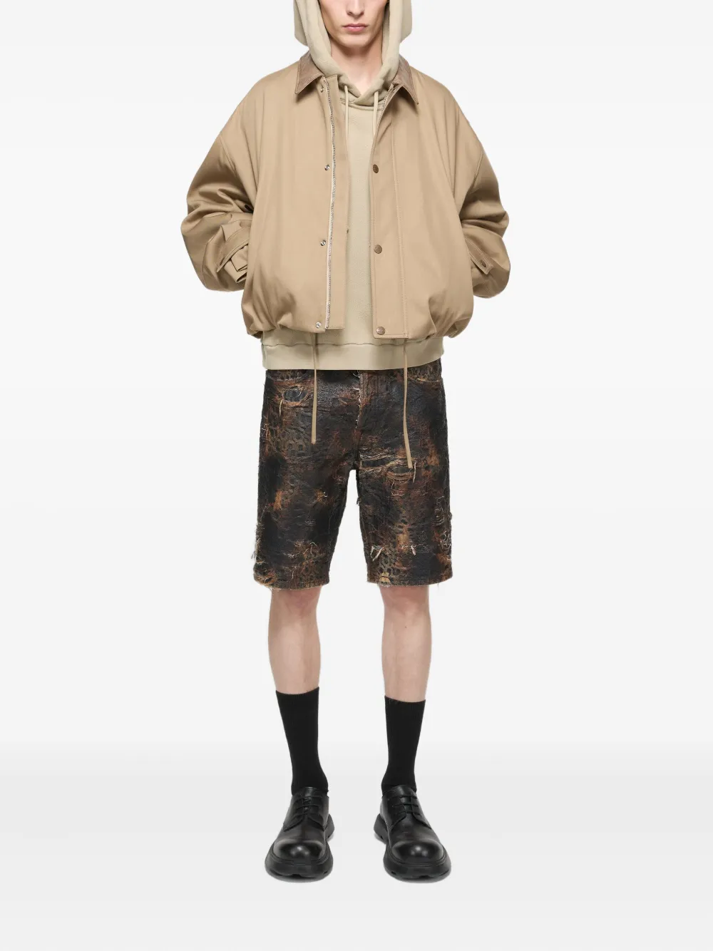 Acne Studios monogram shorts - Bruin