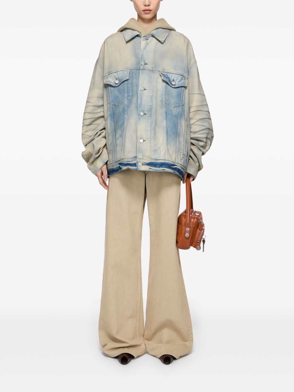 Acne Studios oversized denim jacket - Blauw