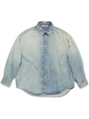 Fear Of God button-up Denim Shirt | Blue | FARFETCH