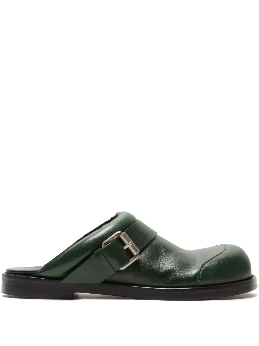 Acne Studios leather mules Green