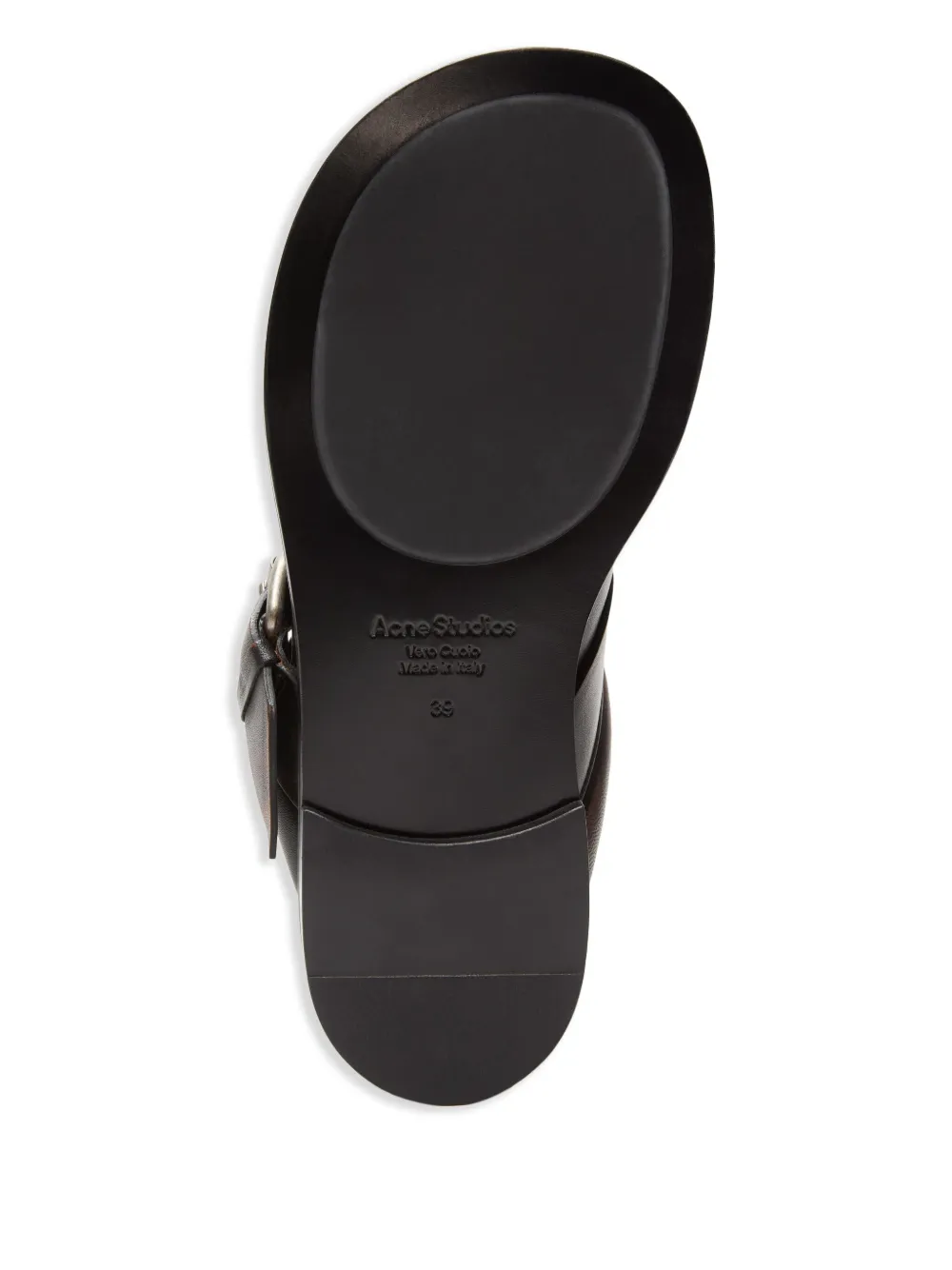 Acne Studios leather mules Brown