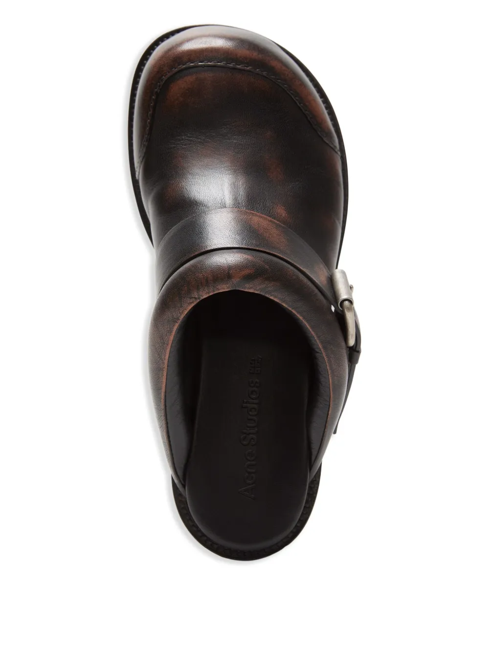 Acne Studios leather mules Brown