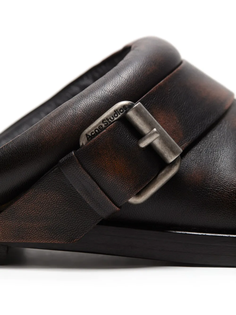 Acne Studios leather mules Brown