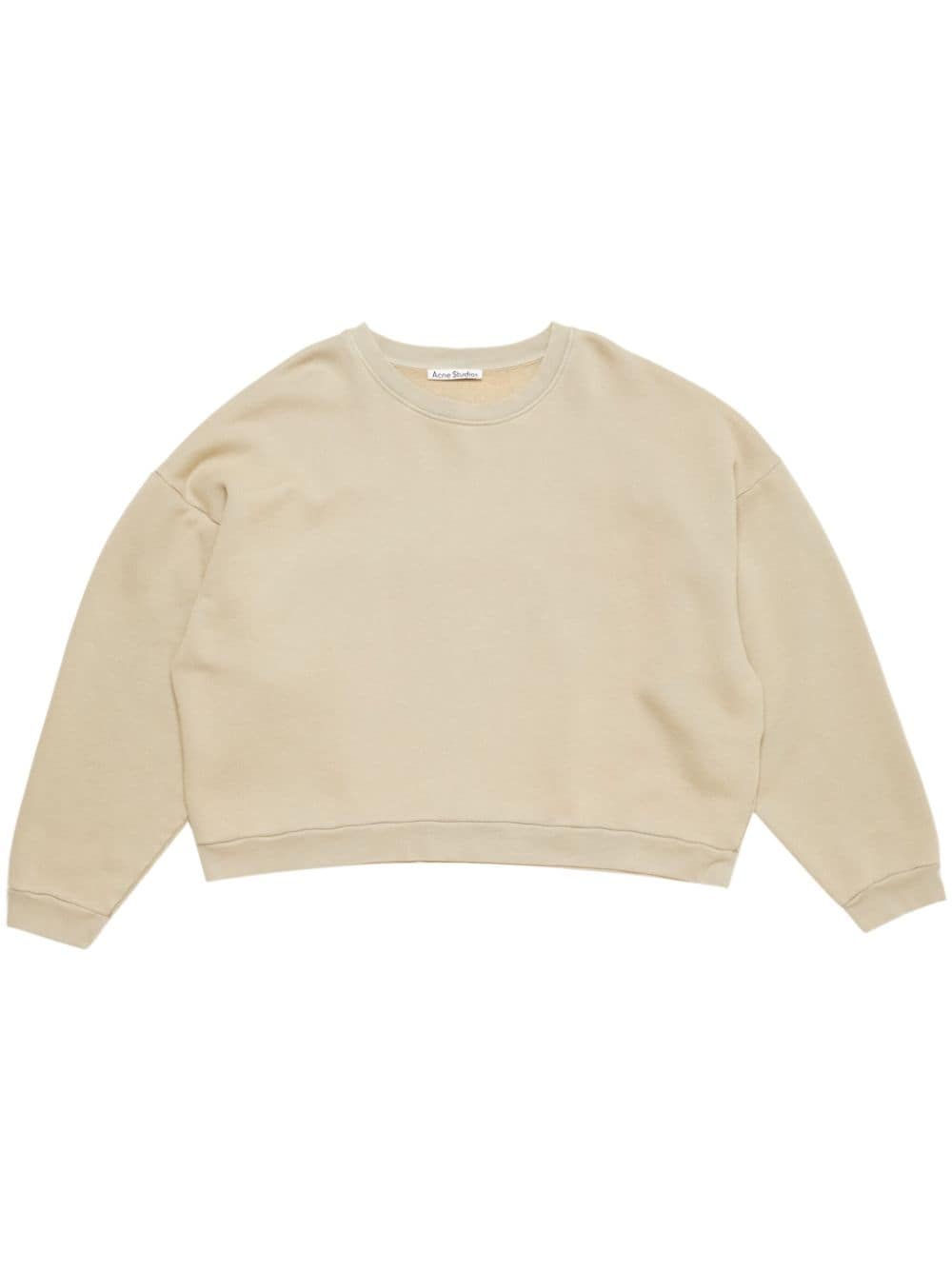 ACNE STUDIOS LOGO-PATCH JERSEY SWEATSHIRT 