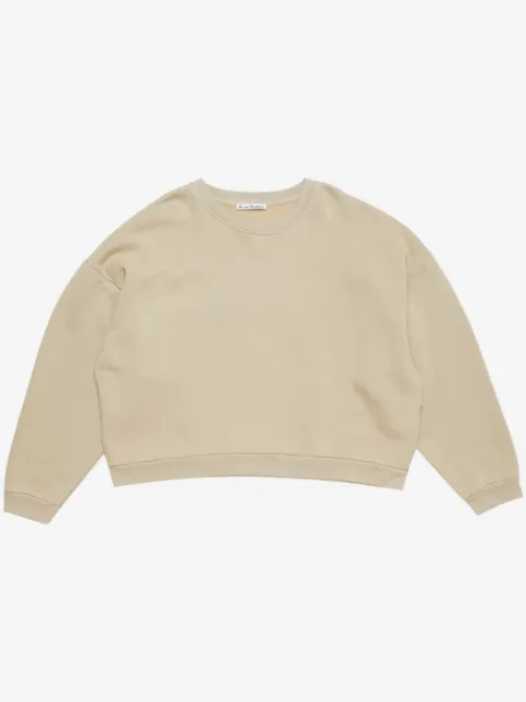 Acne Studios logo-patch jersey sweatshirt