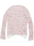 Acne Studios cut-out sweater - Pink
