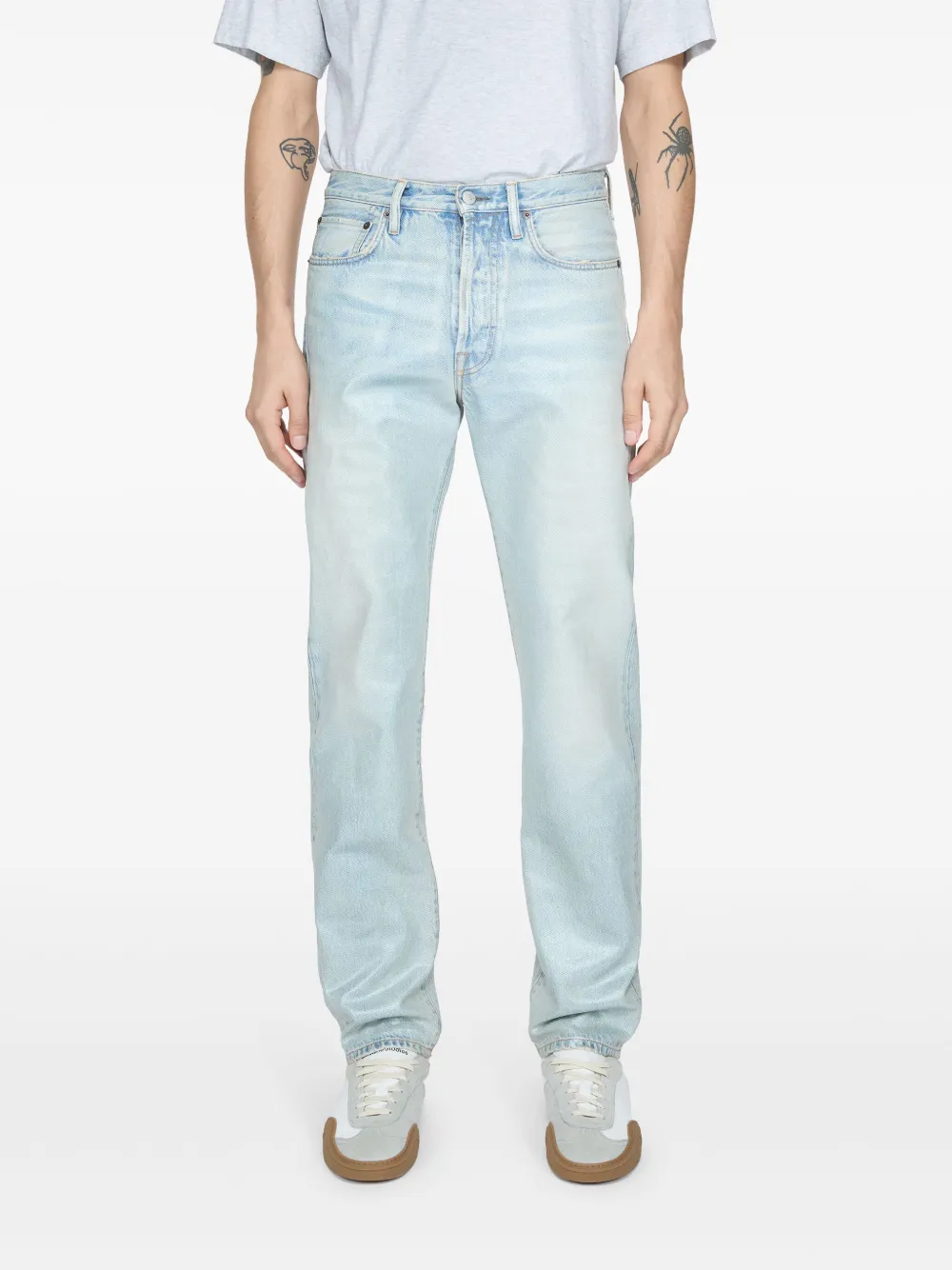 Acne Studios Straight jeans Blauw