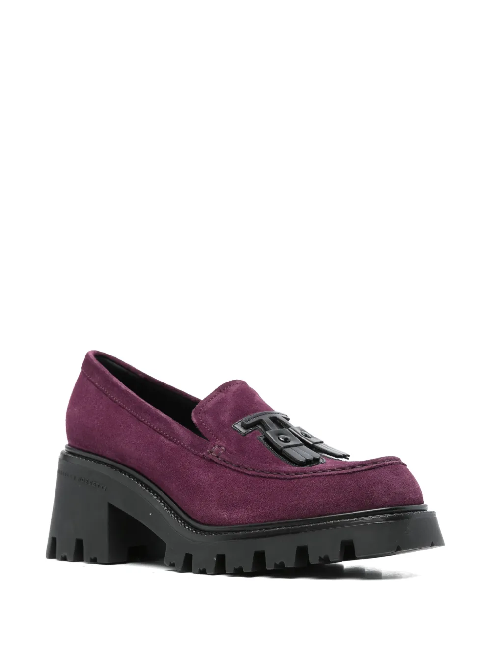 Fratelli Rossetti 65mm suede loafers - Paars