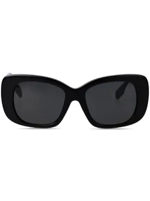 Burberry Eyewear TB-motif square-frame Sunglasses | Black | FARFETCH