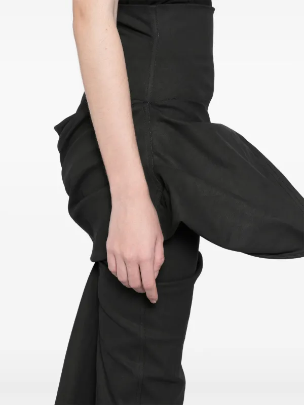 Rick Owens Draped Maxi Skirt | Black | FARFETCH