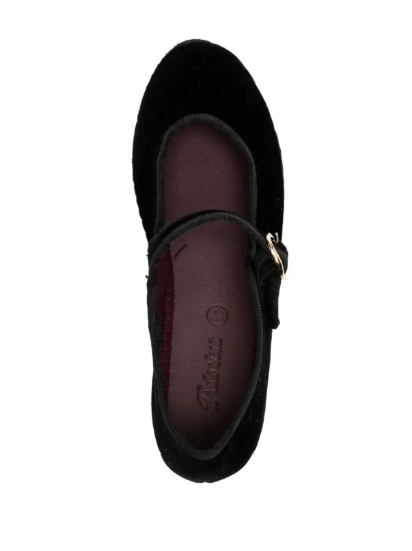新品　Flabelus Antonia ベルベットシューズ　37 ANTONIA SHOES IN BLACK | CULT MIA | Flabelus