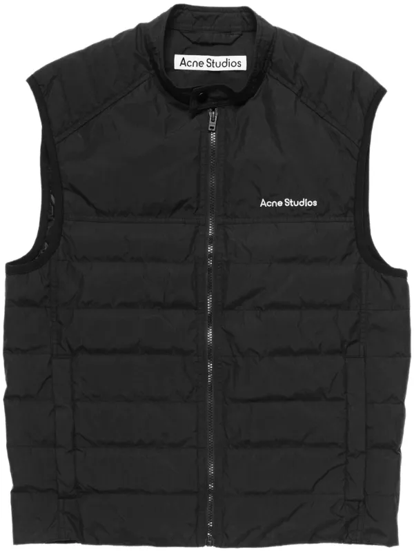 Acne Studios メンズ ダウンベスト Acne Studios パデッドベスト | ブラック | FARFETCH JP