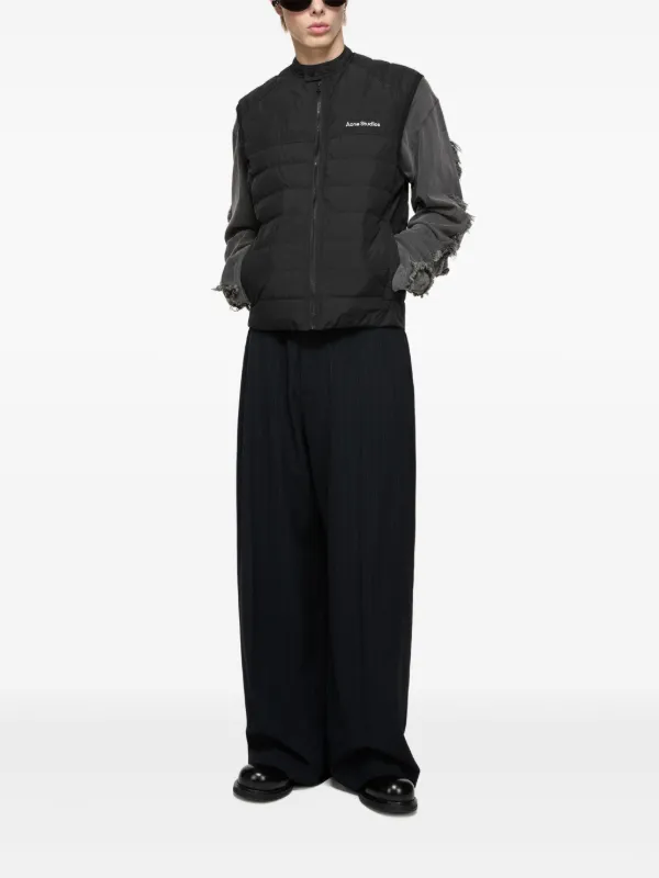 Acne Studios パデッドベスト | ブラック | FARFETCH JP