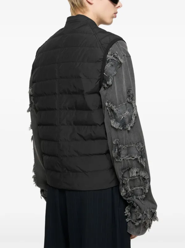 Acne Studios パデッドベスト | ブラック | FARFETCH JP