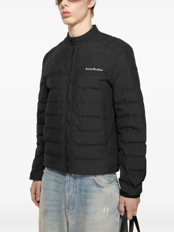 Acne Studios パデッドジャケット | ブラック | FARFETCH JP