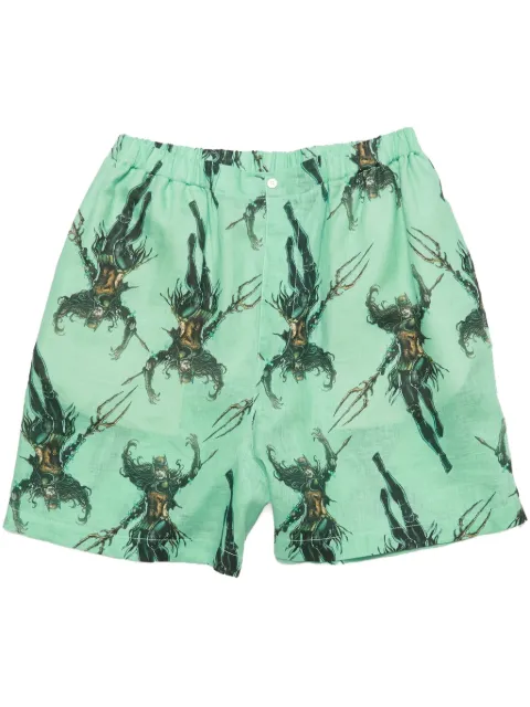 Acne Studios graphic-print shorts