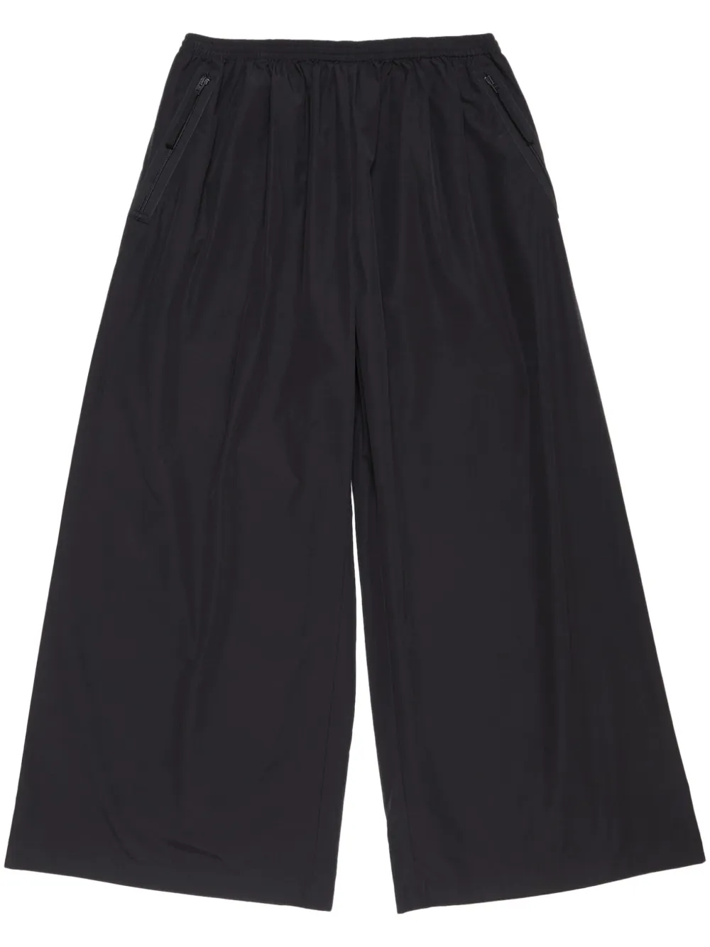 Acne Studios Broek met wijde pijpen Zwart