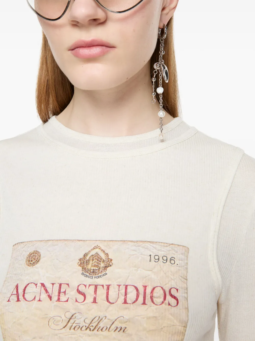 Acne Studios Brinco único com pingente | Homem | Image 2