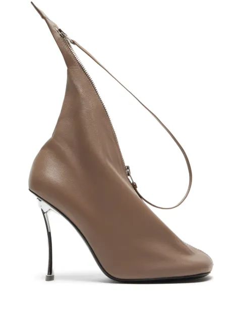 Acne Studios 100m leather zip pumps