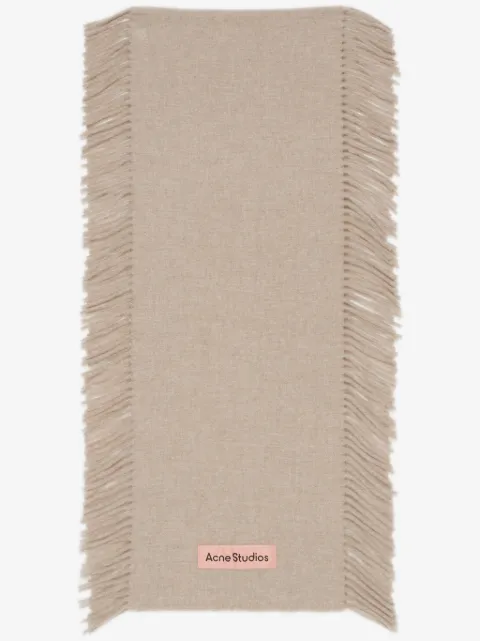 Acne Studios Schal mit Fransensaum