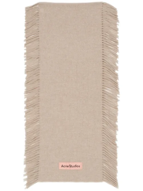 Écharpe en laine à franges - Acne Studios - Modalova