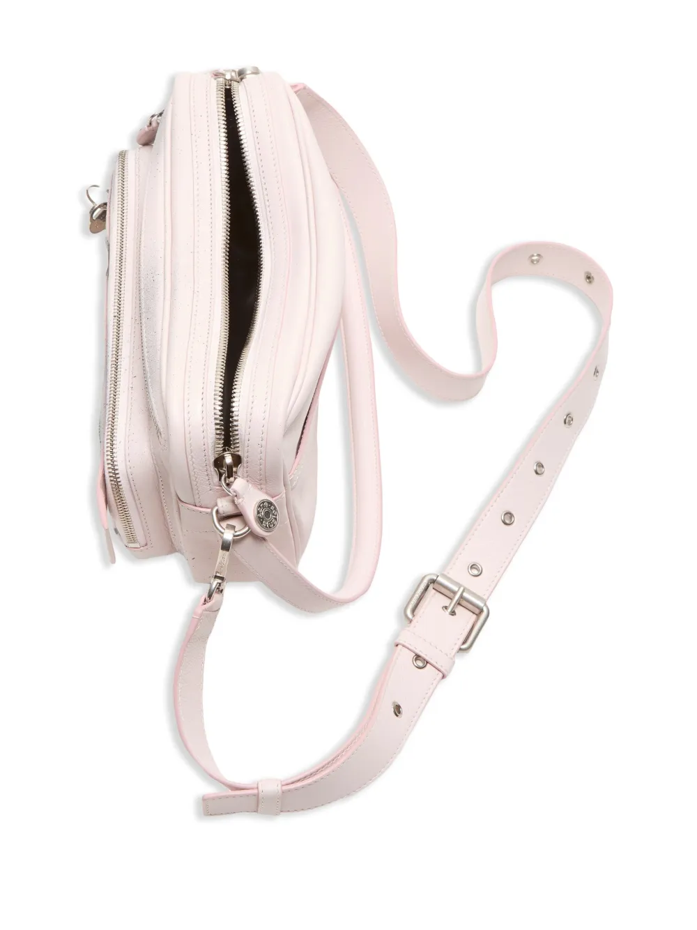 Acne Studios Schoudertas met logoprint Roze