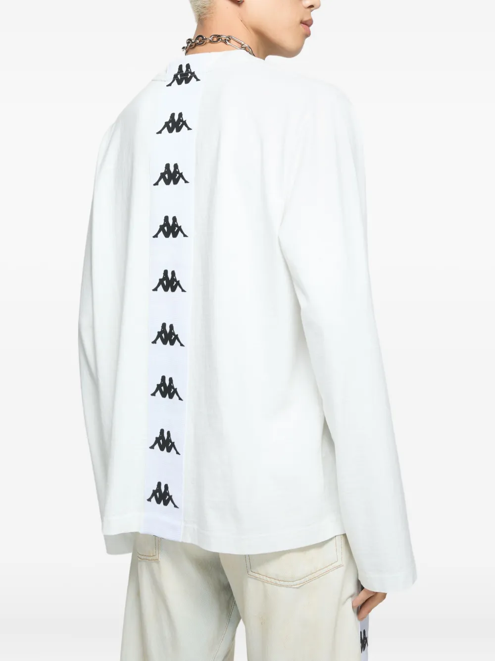 Acne Studios x Kappa ロゴ Tシャツ | ホワイト | FARFETCH JP