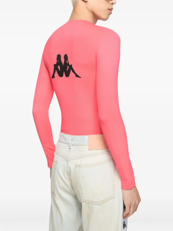 Acne Studios x Kappa Logo t-shirt | Pink | FARFETCH