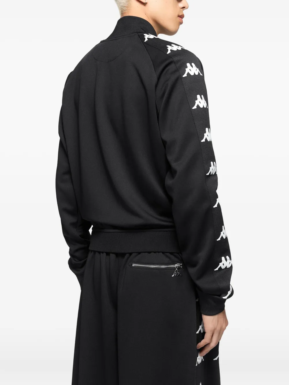 Acne Studios x Kappa zip-up Jacket | Black | FARFETCH
