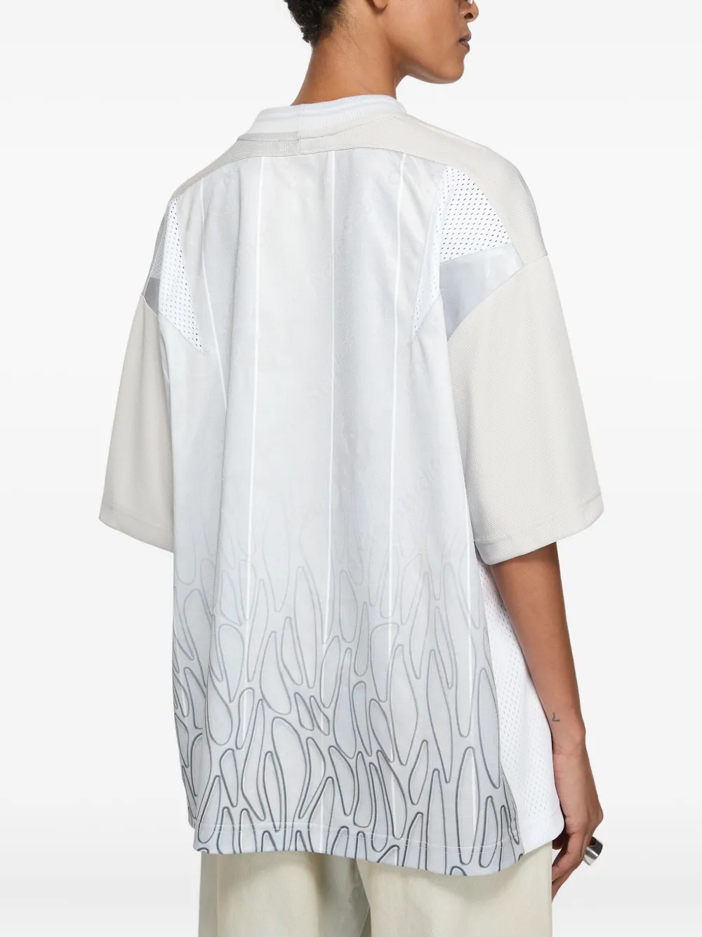 Acne Studios x Kappa T-shirt met logo Grijs