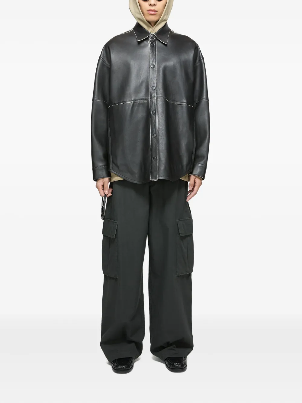 Acne Studios organic cotton cargo pants - Zwart