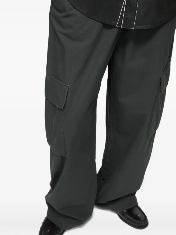 Acne Studios Organic Cotton Cargo Pants | Black | FARFETCH