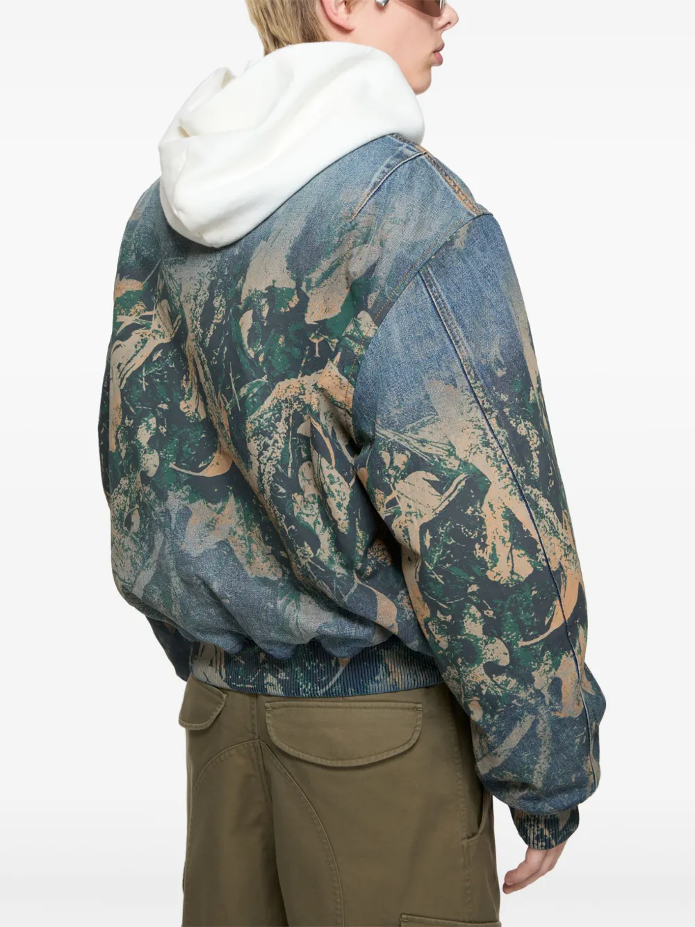 Acne Studios Denim bomberjack Bruin