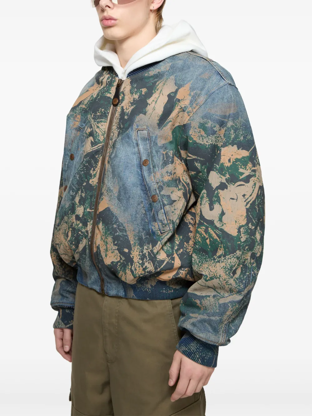 Acne Studios Denim bomberjack Bruin