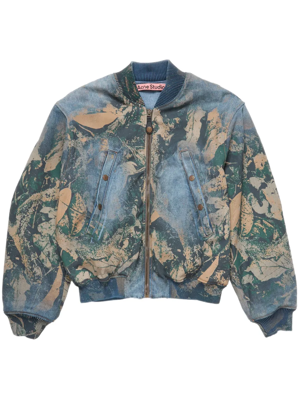 Acne Studios denim bomber jacket | Brown | Image 1