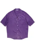 Acne Studios faded-effect shirt - Purple