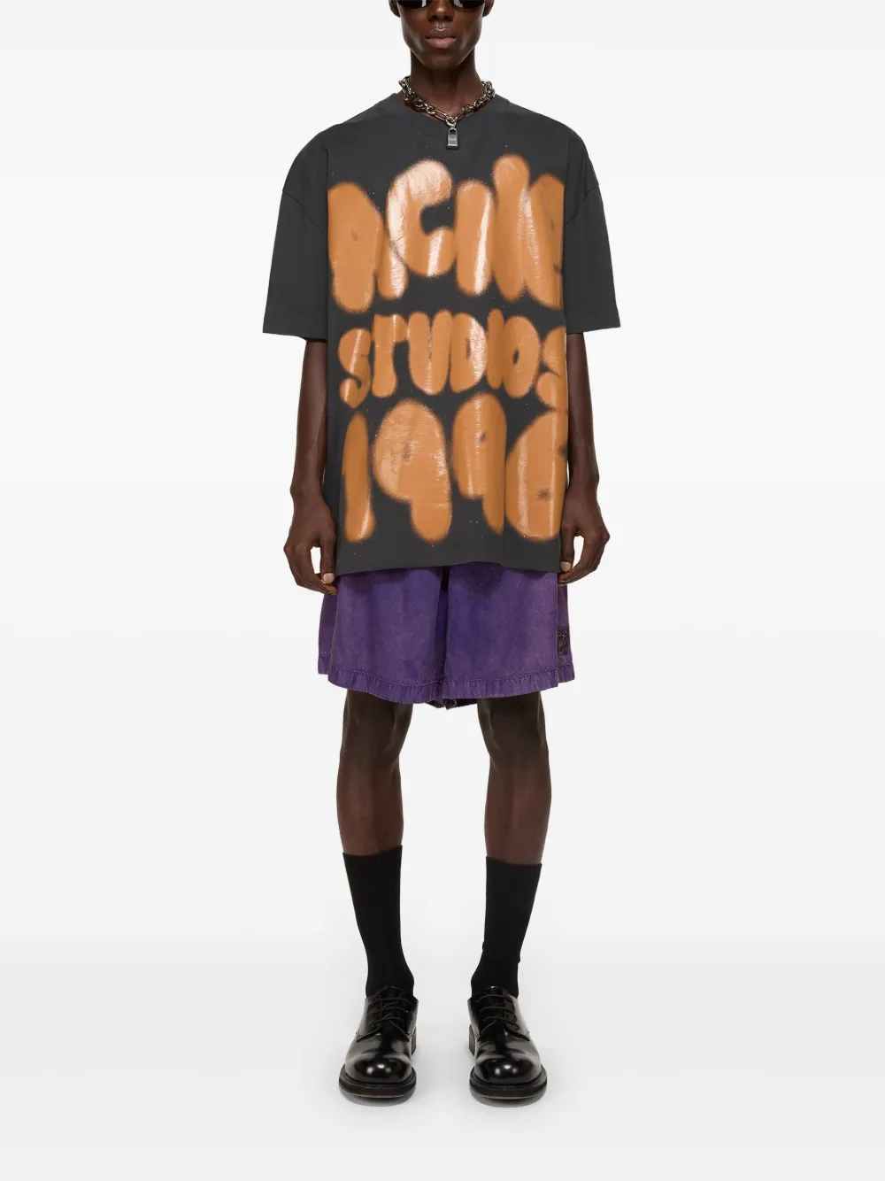Acne Studios logo-patch swim shorts | Swim & Board Shorts | Image 2