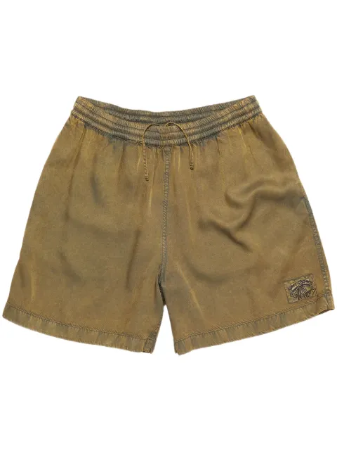 Acne Studios logo-patch swim shorts