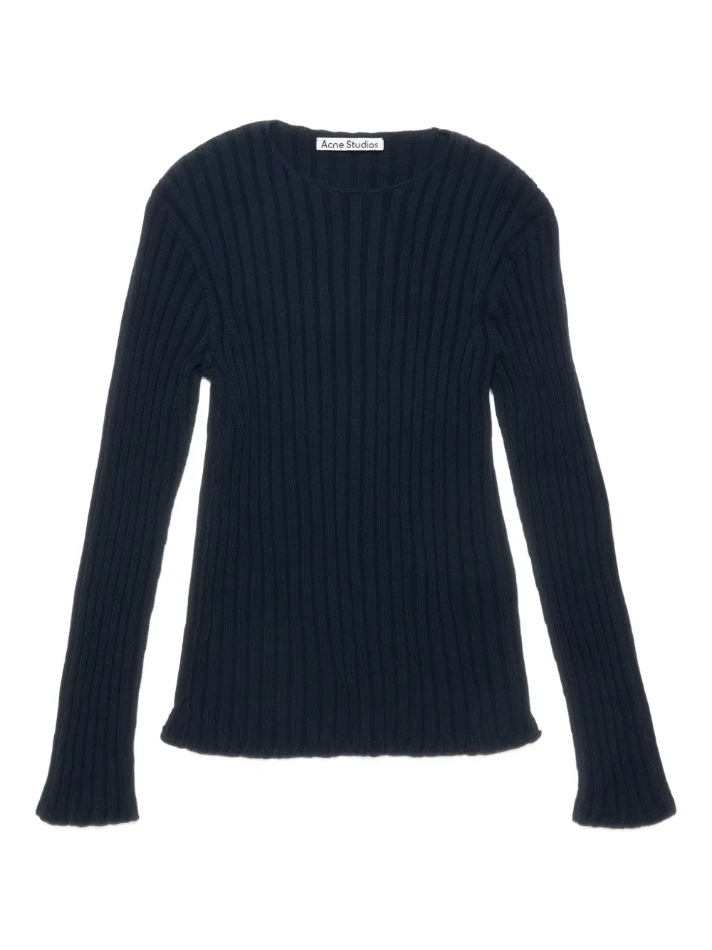 Acne Studios suéter tejido de canalé | azul | Image 1