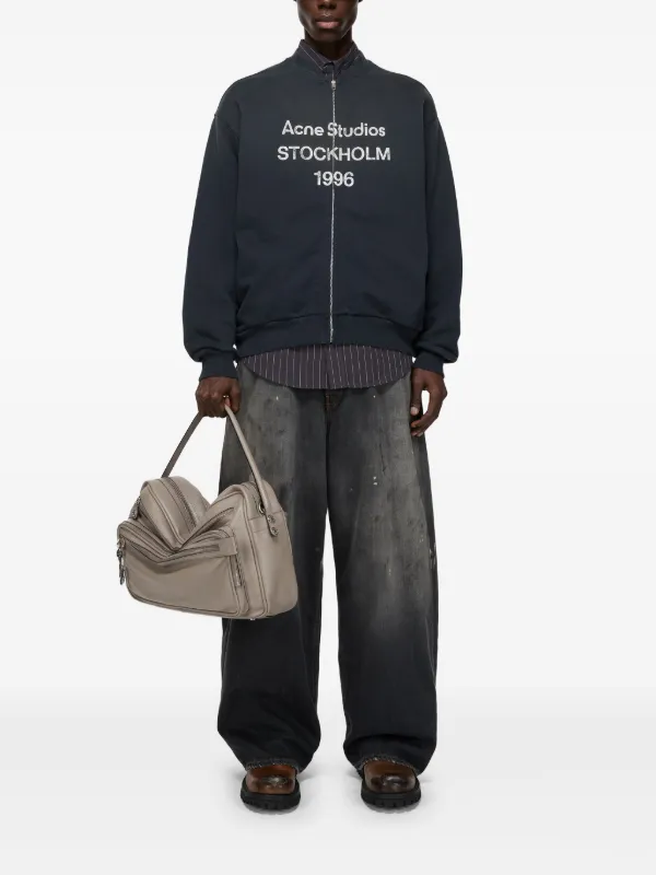 SNSで話題【Acne studio】ショルダーバックCAMERO（ブラウン） Acne Studios - Camero Camera shoulder bag - Cognac brown