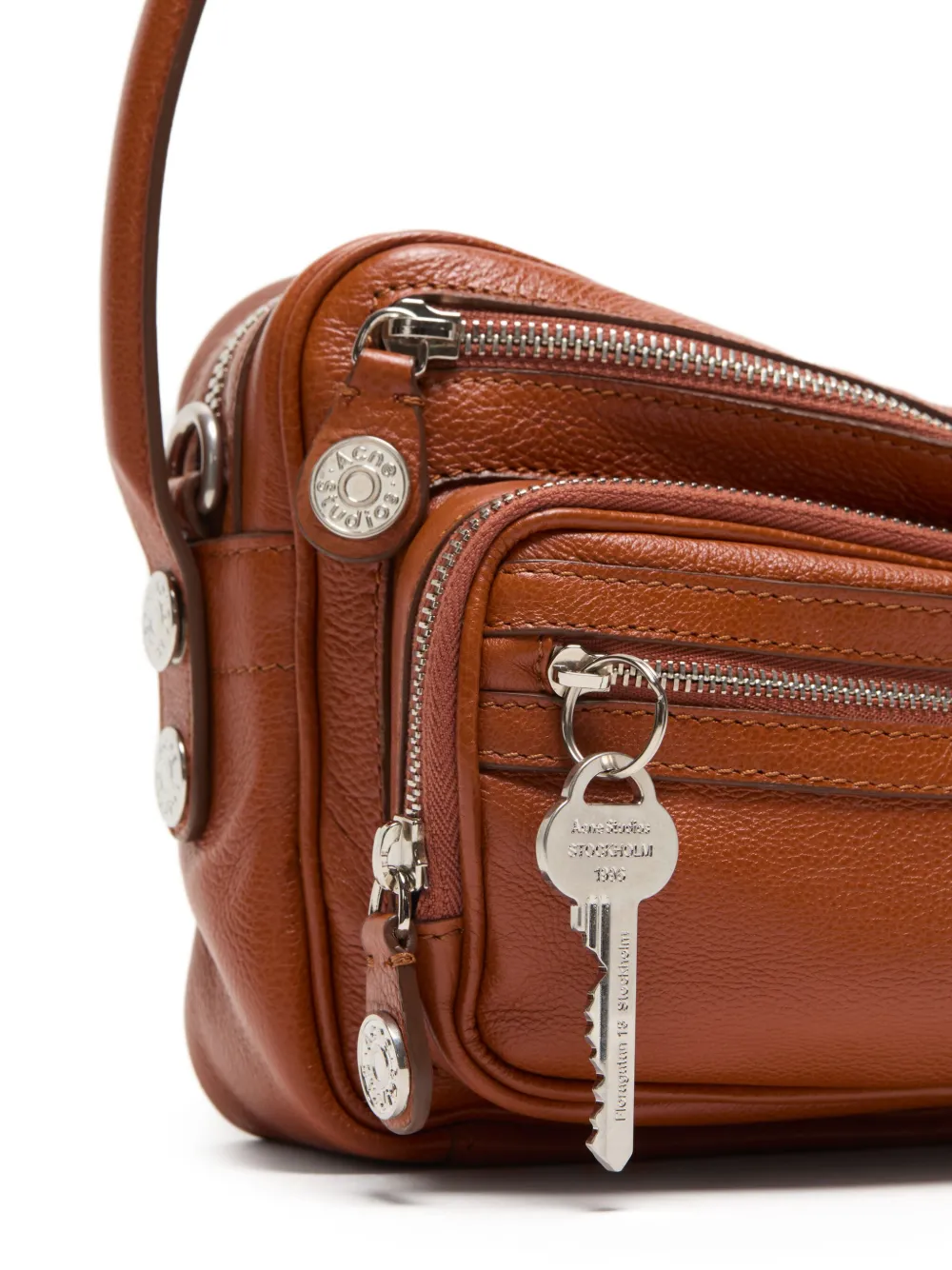 Acne Studios Camero kleine schoudertas Bruin