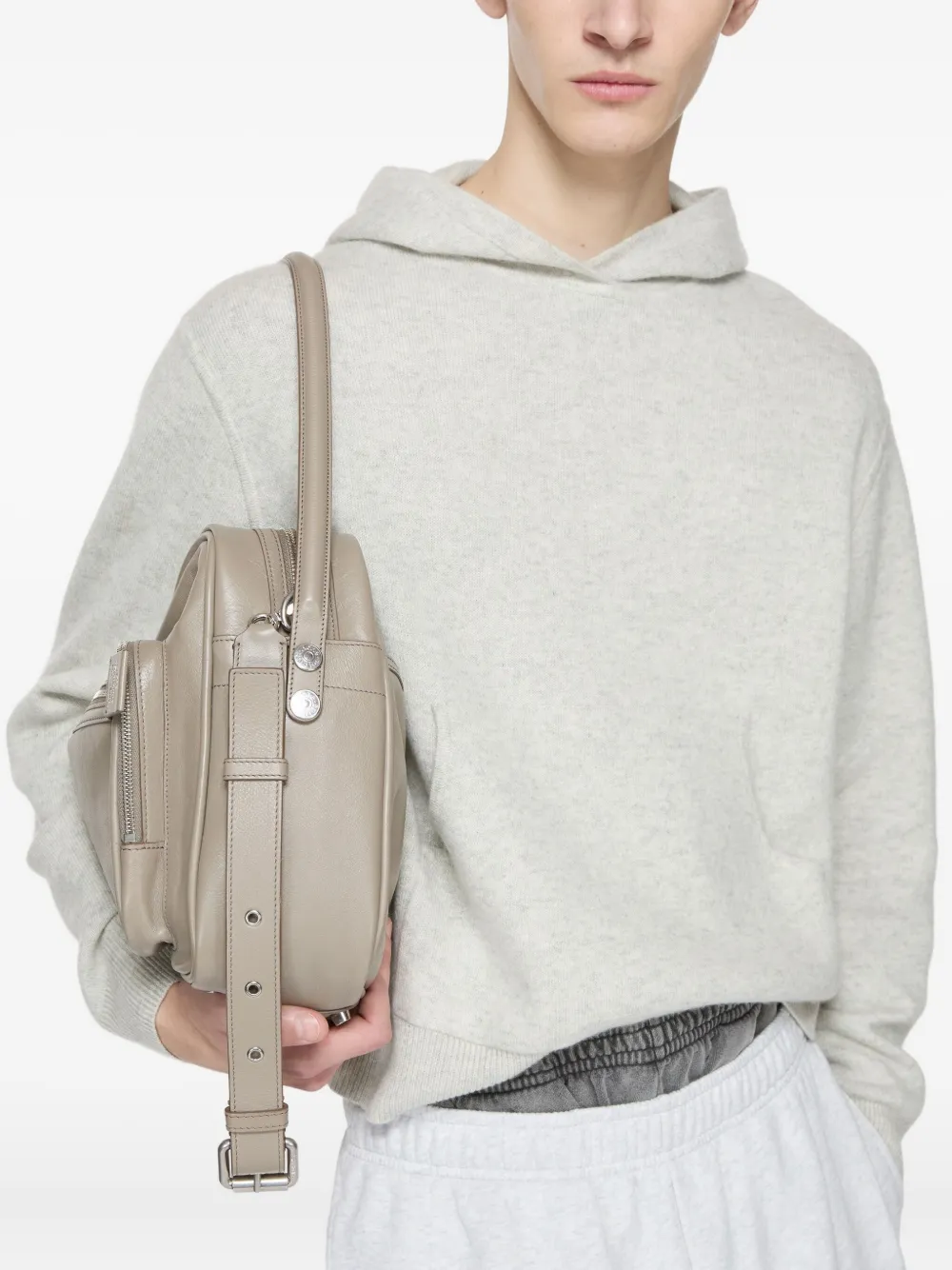 Acne Studios Jersey hoodie Grijs
