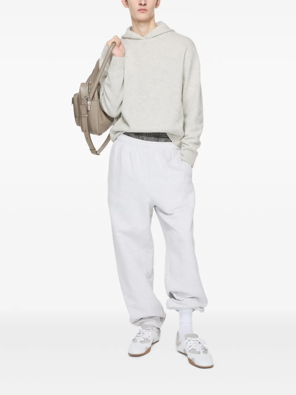 Acne Studios Jersey hoodie Grijs