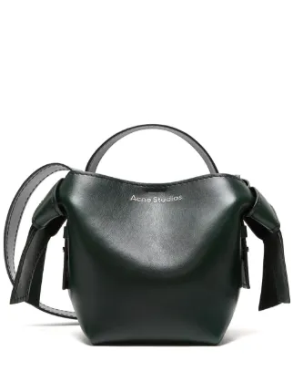 Acne Studios Mini Musubi Crossbody Bag | Green | FARFETCH