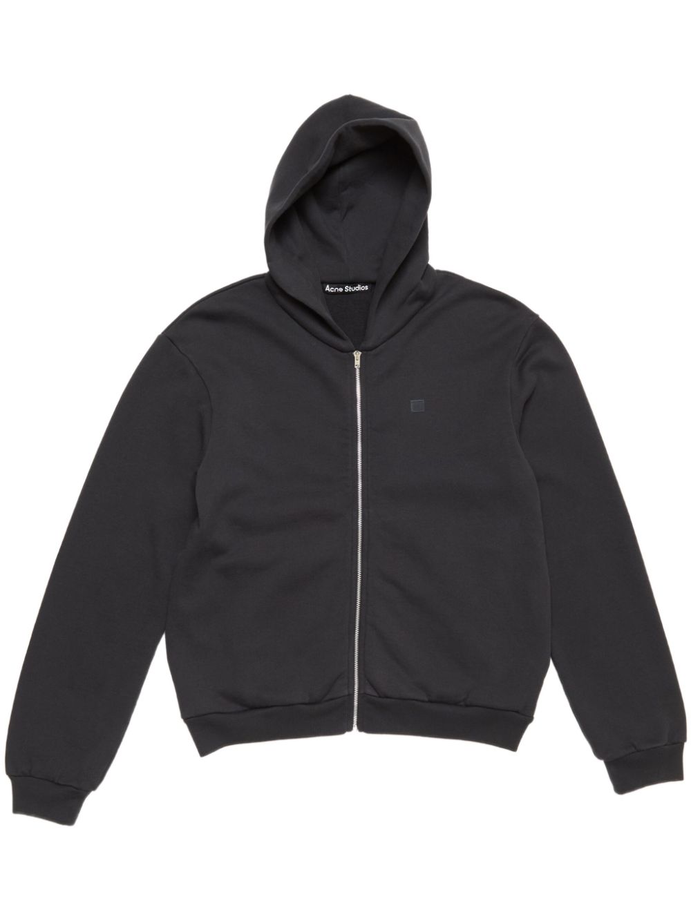 Acne Studios hoodie met rits Zwart