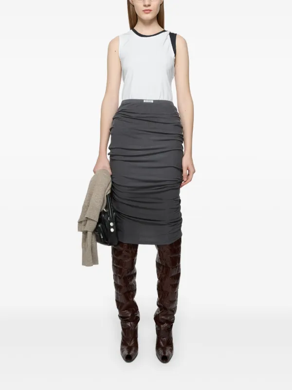 Acne Studios Jersey Tank Top | White | FARFETCH