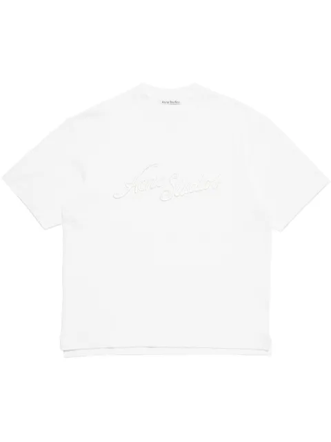 Acne Studios playera con logo bordado