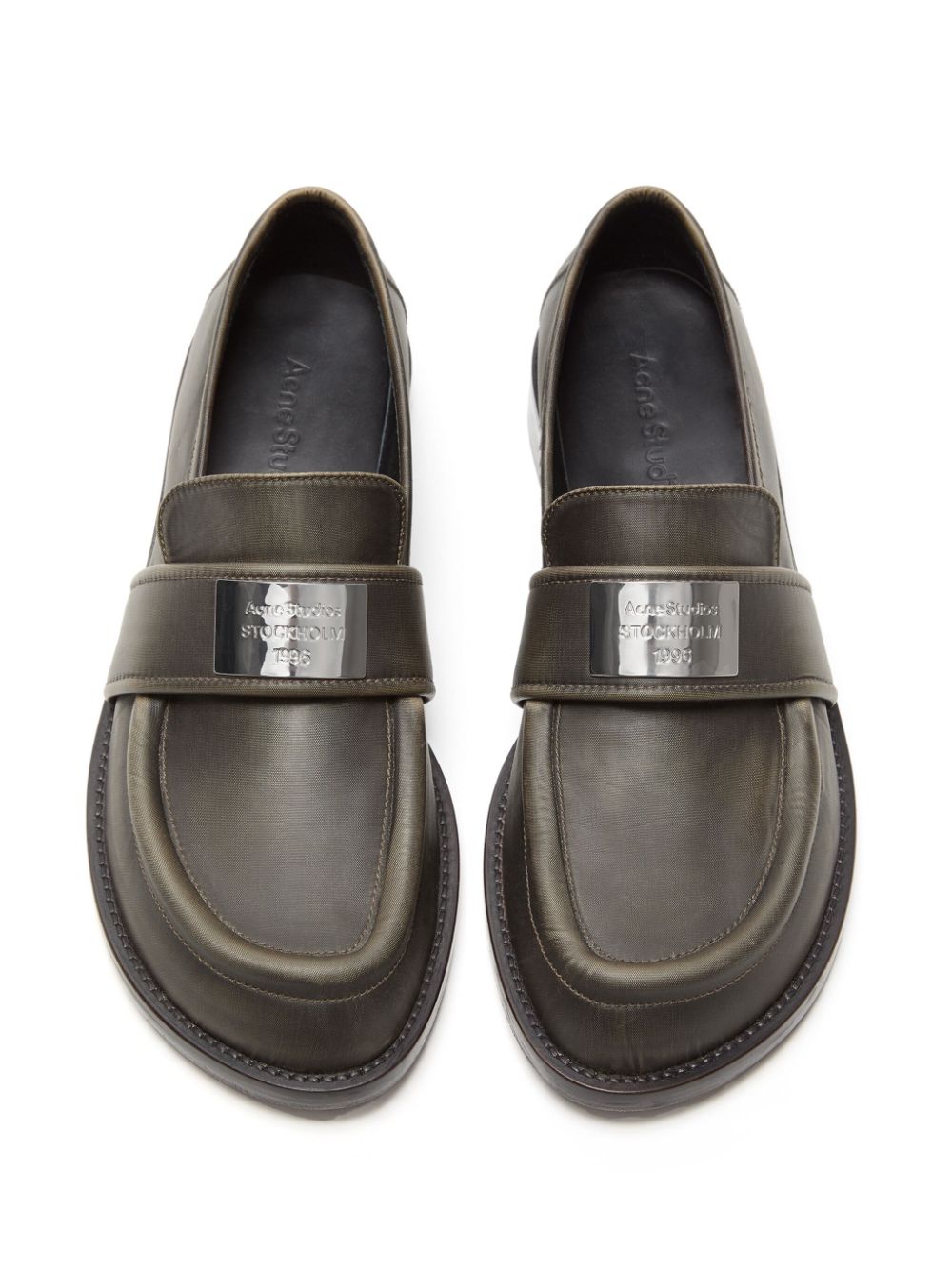 Acne Studios leather loafers Brown