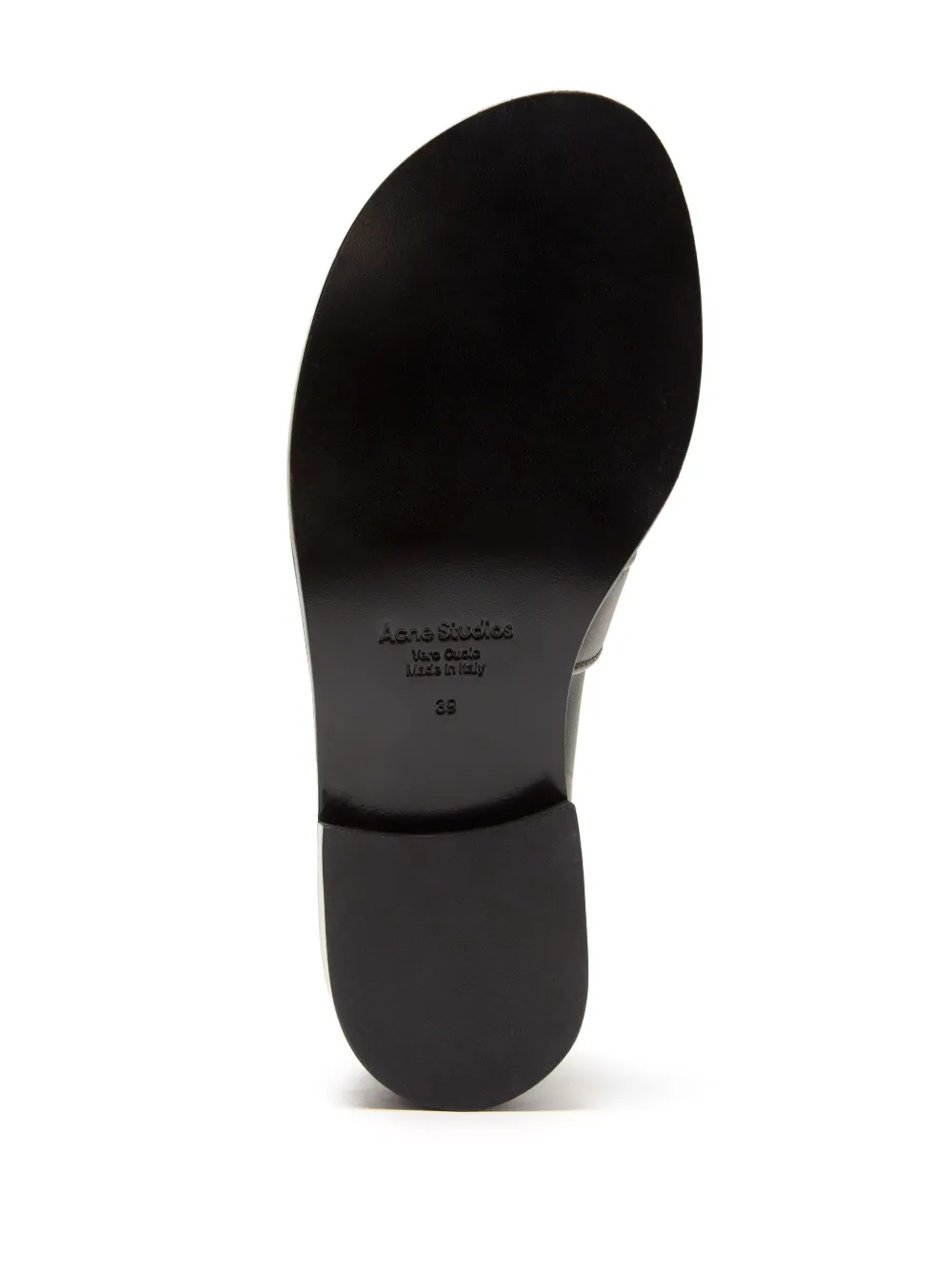 Acne Studios レザーローファー | ブラウン | FARFETCH JP
